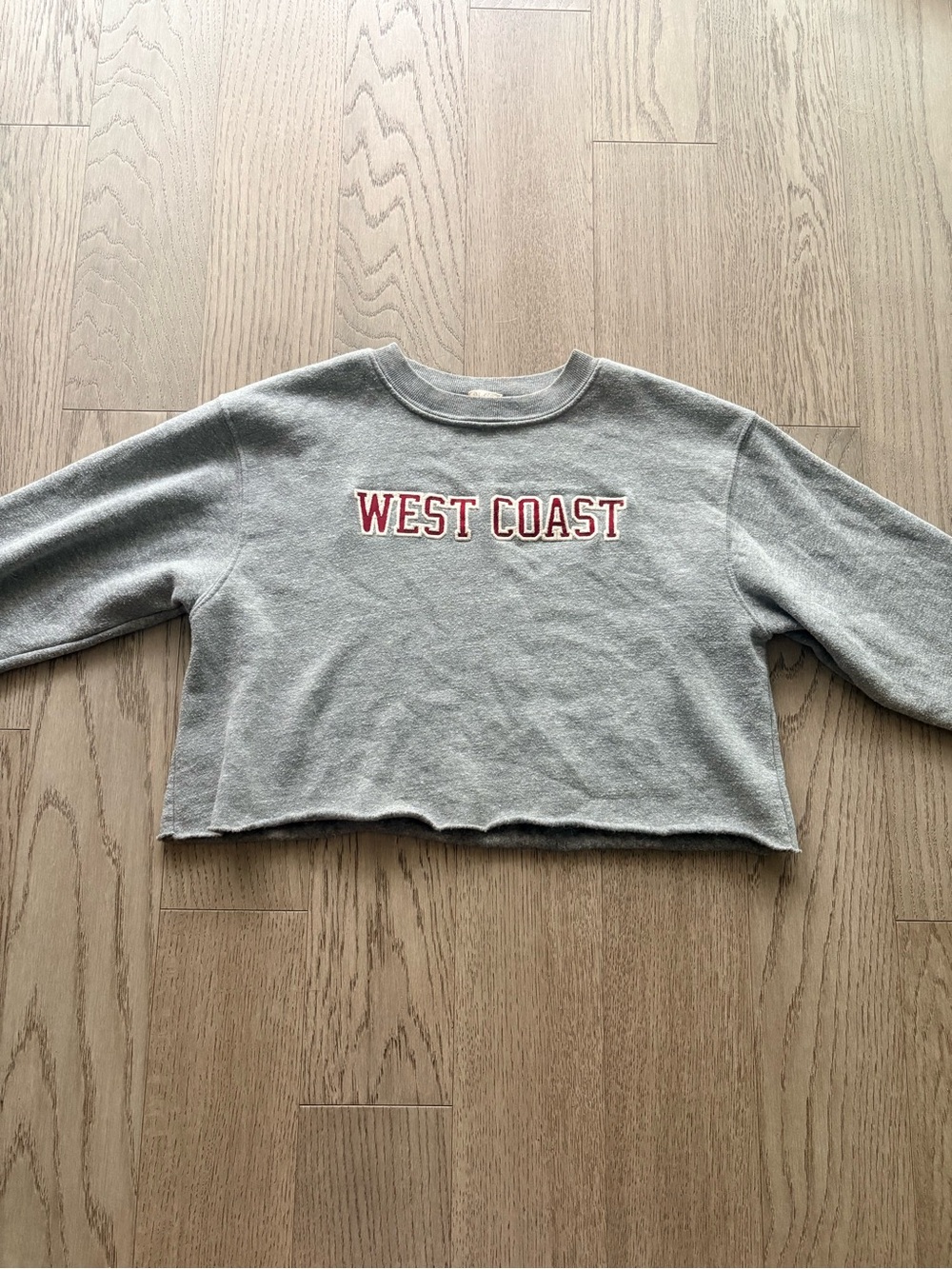'West Coast' Cropped Sweatshirt